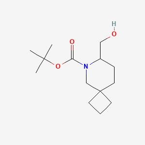 molecular formula C14H25NO3 B13488881 Tert-butyl 7-(hydroxymethyl)-6-azaspiro[3.5]nonane-6-carboxylate 