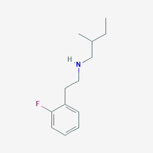 molecular formula C13H20FN B13488948 [2-(2-Fluorophenyl)ethyl](2-methylbutyl)amine 