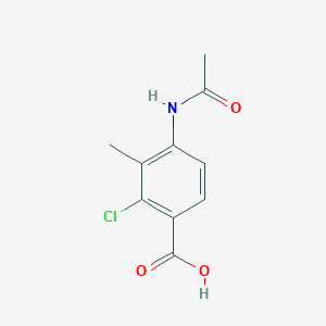 4-Acetamido-2-chloro-3-methylbenzoic acid