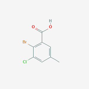 2-Bromo-3-chloro-5-methylbenzoic acid