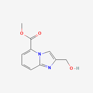 molecular formula C10H10N2O3 B13489008 Methyl 2-(hydroxymethyl)imidazo[1,2-a]pyridine-5-carboxylate 