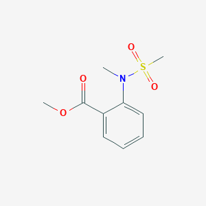 molecular formula C10H13NO4S B1348904 Methyl 2-[methyl(methylsulfonyl)amino]benzoate CAS No. 36881-76-2