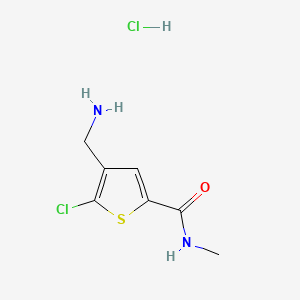 4-(aminomethyl)-5-chloro-N-methylthiophene-2-carboxamide hydrochloride