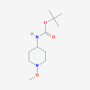 molecular formula C11H22N2O3 B13489083 tert-Butyl (1-methoxypiperidin-4-yl)carbamate 