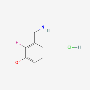 [(2-Fluoro-3-methoxyphenyl)methyl](methyl)amine hydrochloride