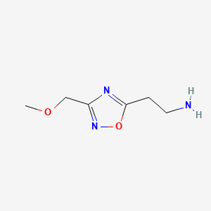 2-[3-(Methoxymethyl)-1,2,4-oxadiazol-5-yl]ethanamine