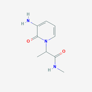 molecular formula C9H13N3O2 B13489147 2-(3-Amino-2-oxopyridin-1(2h)-yl)-N-methylpropanamide 