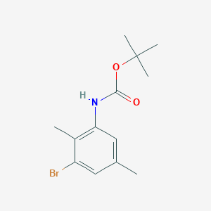 molecular formula C13H18BrNO2 B13489214 tert-butyl N-(3-bromo-2,5-dimethylphenyl)carbamate 