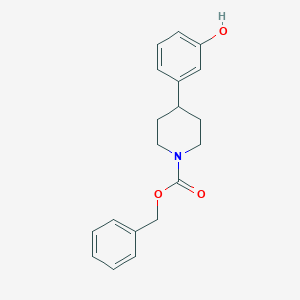 molecular formula C19H21NO3 B13489224 Benzyl 4-(3-hydroxyphenyl)piperidine-1-carboxylate 