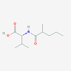 molecular formula C11H21NO3 B13489240 (2-Methylpentanoyl)-d-valine 