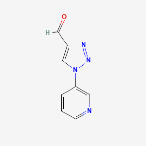 1-(pyridin-3-yl)-1H-1,2,3-triazole-4-carbaldehyde