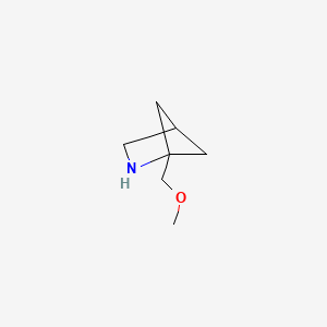 molecular formula C7H13NO B13489273 1-(Methoxymethyl)-2-azabicyclo[2.1.1]hexane 