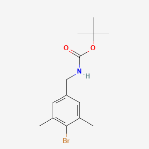 molecular formula C14H20BrNO2 B13489291 tert-Butyl 4-bromo-3,5-dimethylbenzylcarbamate 