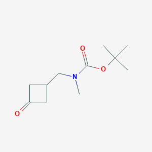 molecular formula C11H19NO3 B13489313 Tert-butyl methyl((3-oxocyclobutyl)methyl)carbamate 