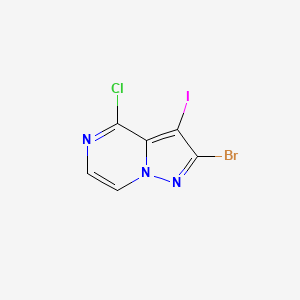 2-Bromo-4-chloro-3-iodopyrazolo[1,5-a]pyrazine