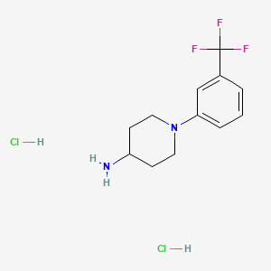 1-[3-(Trifluoromethyl)phenyl]piperidin-4-amine dihydrochloride