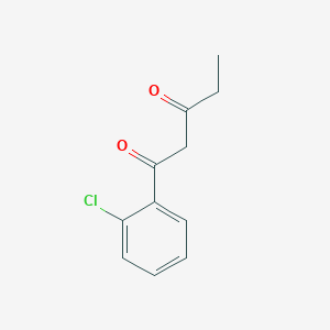 1-(2-Chlorophenyl)pentane-1,3-dione