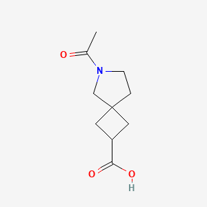 6-Acetyl-6-azaspiro[3.4]octane-2-carboxylic acid