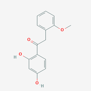 molecular formula C15H14O4 B1348940 1-(2,4-Dihydroxyphenyl)-2-(2-methoxyphenyl)ethanone CAS No. 92549-46-7