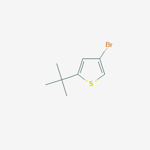 molecular formula C8H11BrS B13489420 4-Bromo-2-tert-butylthiophene 