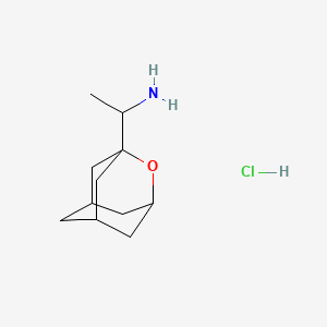 1-{2-Oxatricyclo[3.3.1.1,3,7]decan-1-yl}ethan-1-amine hydrochloride