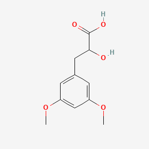 molecular formula C11H14O5 B13489466 3-(3,5-Dimethoxyphenyl)-2-hydroxypropanoic acid 