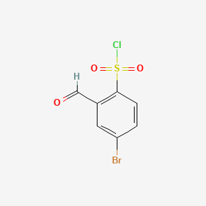 4-Bromo-2-formylbenzene-1-sulfonyl chloride