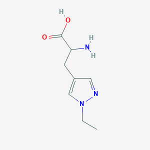 2-Amino-3-(1-ethyl-1h-pyrazol-4-yl)propanoic acid