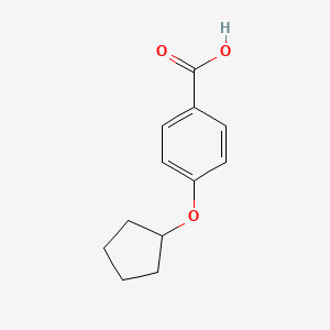 molecular formula C12H14O3 B1348951 4-(环戊氧基)苯甲酸 CAS No. 30762-02-8