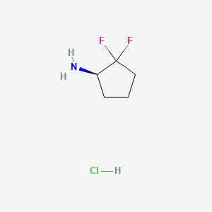 (R)-2,2-Difluorocyclopentan-1-amine hydrochloride