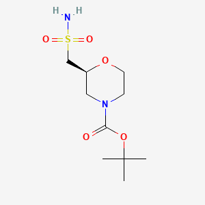 Tert-butyl (2S)-2-(sulfamoylmethyl)morpholine-4-carboxylate