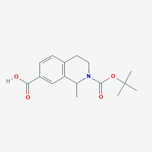 2-(Tert-butoxycarbonyl)-1-methyl-1,2,3,4-tetrahydroisoquinoline-7-carboxylic acid