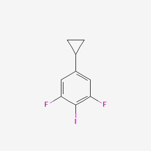 5-Cyclopropyl-1,3-difluoro-2-iodobenzene