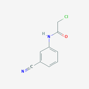 molecular formula C9H7ClN2O B1348959 2-氯-N-(3-氰基苯基)乙酰胺 CAS No. 218288-43-8