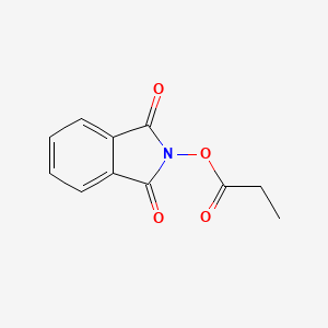 molecular formula C11H9NO4 B13489592 1,3-Dioxoisoindolin-2-YL propionate CAS No. 90467-37-1