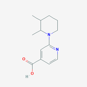 molecular formula C13H18N2O2 B13489727 2-(2,3-Dimethylpiperidin-1-yl)isonicotinic acid 