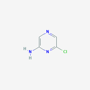 molecular formula C4H4ClN3 B134898 2-氨基-6-氯嘧啶 CAS No. 33332-28-4