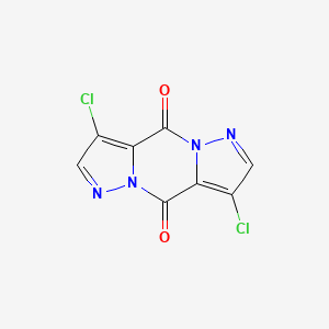 4,10-Dichloro-1,6,7,12-tetraazatricyclo[7.3.0.0,3,7]dodeca-3,5,9,11-tetraene-2,8-dione