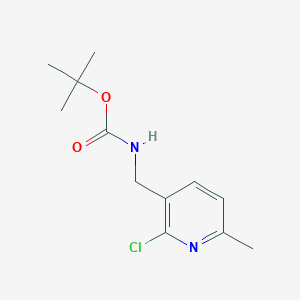 tert-Butyl ((2-chloro-6-methylpyridin-3-yl)methyl)carbamate