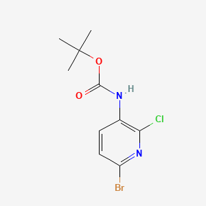 tert-butyl N-(6-bromo-2-chloropyridin-3-yl)carbamate