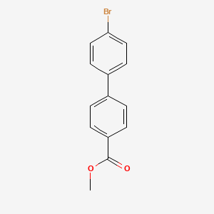 molecular formula C14H11BrO2 B1348991 4'-溴[1,1'-联苯]-4-甲酸甲酯 CAS No. 89901-03-1