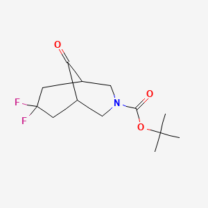 Tert-butyl 7,7-difluoro-9-oxo-3-azabicyclo[3.3.1]nonane-3-carboxylate