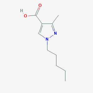 molecular formula C10H16N2O2 B13490011 3-Methyl-1-pentyl-1h-pyrazole-4-carboxylic acid 