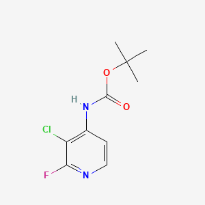 tert-butyl N-(3-chloro-2-fluoropyridin-4-yl)carbamate