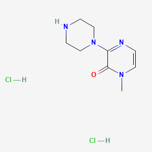 1-Methyl-3-(piperazin-1-yl)-1,2-dihydropyrazin-2-one dihydrochloride