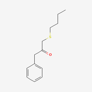 molecular formula C13H18OS B13490044 1-(Butylthio)-3-phenylpropan-2-one 