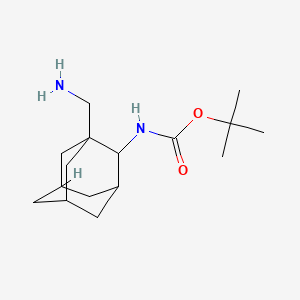 tert-butyl N-[1-(aminomethyl)adamantan-2-yl]carbamate