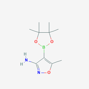 5-Methyl-4-(4,4,5,5-tetramethyl-1,3,2-dioxaborolan-2-yl)isoxazol-3-amine