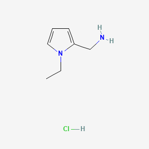 1-(1-ethyl-1H-pyrrol-2-yl)methanamine hydrochloride