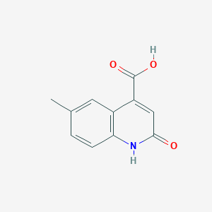 B1349011 2-Hydroxy-6-methylquinoline-4-carboxylic acid CAS No. 33274-47-4